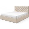 Wilsondo Manželská čalúnená posteľ s úložným priestorom Best 4 180x200 - krémová Wilsondo Manželská čalúnená posteľ s úložným priestorom Best 4 180x200 - krémová