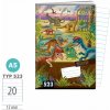 ARGUS Zošit A5 TYP 523 Jurassic ADVENTURE 15930388 ARGUS Zošit A5 TYP 523 Jurassic ADVENTURE 15930388