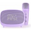 My First myFirst Voice 2 - karaoke sada pro děti - mikrofon a bezdrátový reproduktor s efekty úpravy zvuku (fialová) My First myFirst Voice 2 - karaoke sada pro děti - mikrofon a bezdrátový reproduktor s efekty úpravy zvuku (fialová)