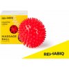 Rehabiq Masážna loptička ježko, červená 8 cm Rehabiq Masážna loptička ježko, červená 8 cm