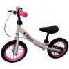 Odrážadlo balančný bicykel R-SPORT RM3, 82x64x42 cm, nafukovacie kolesá 28 cm, ružovo-biele (odrážadlo )