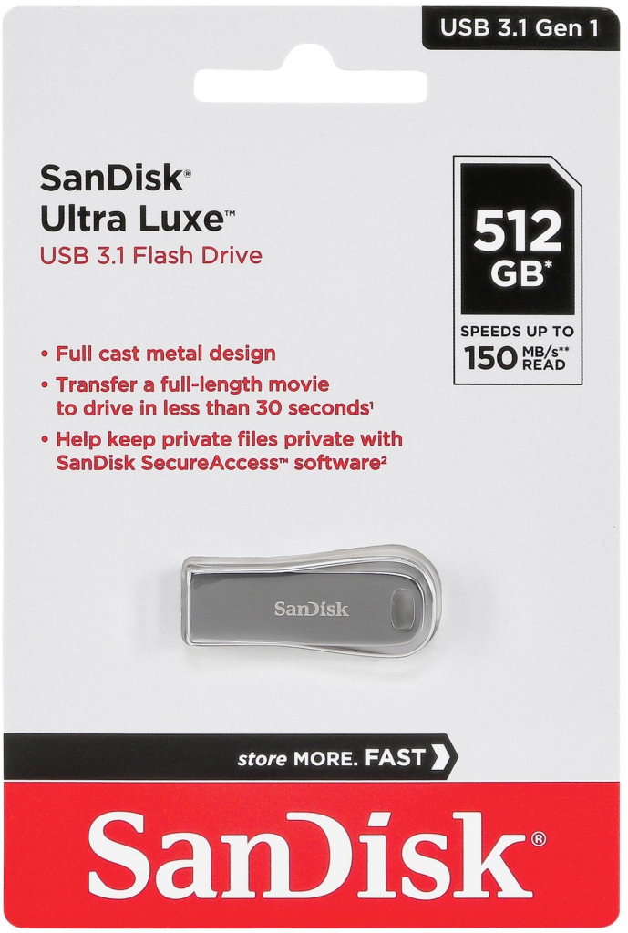 SanDisk Cruzer Ultra Luxe 512GB SDCZ74-512G-G46