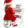 BIELE PIANINO Krásne piano pre deti na hranie Klávesy mp3 + MIKROFON BIELE PIANINO Krásne piano pre deti na hranie Klávesy mp3 + MIKROFON