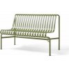 HAY Lavička Palissade Dining Bench without Armrest, olive HAY Lavička Palissade Dining Bench without Armrest, olive