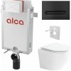 Alcadrain Set modul na stenu, WC Urban Vortex, sedadlo s tlačidlom, čierna mat M1878 KAE055 1 set Alcadrain Set modul na stenu, WC Urban Vortex, sedadlo s tlačidlom, čierna mat M1878 KAE055 1 set