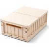 Úložný box s vrchnákom a kolieska Liewood Weston XL Sandy Úložný box s vrchnákom a kolieska Liewood Weston XL Sandy
