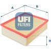 UFI Vzduchový filter 30.162.00 UFI Vzduchový filter 30.162.00