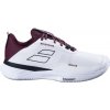 Pánska tenisová obuv Babolat SFX Evo All Court Men White/Burgundy EUR 42,5 Pánska tenisová obuv Babolat SFX Evo All Court Men White/Burgundy EUR 42,5