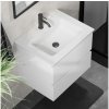 BATH DELUXE | Kúpeľňová skrinka s umývadlom CONOR 61 cm biela | BT0098+BT0127 BATH DELUXE | Kúpeľňová skrinka s umývadlom CONOR 61 cm biela | BT0098+BT0127