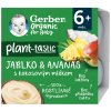 Gerber Organic Rastlinný Dezert Jablko a Ananás s kokosovým mliekom 4 x 90 g Gerber Organic Rastlinný Dezert Jablko a Ananás s kokosovým mliekom 4 x 90 g