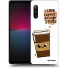 Picasee silikónový prehľadný obal pre Sony Xperia 10 IV 5G - Cute coffee Picasee silikónový prehľadný obal pre Sony Xperia 10 IV 5G - Cute coffee