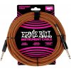 Ernie Ball Braided Instrument Cable Straight/Straight 10ft Pumpkin Pie Ernie Ball Braided Instrument Cable Straight/Straight 10ft Pumpkin Pie