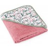 PETITE&MARS Osuška bambusová s kapucňou Loulou Pink Meadow 100 x 100 cm 418364 PETITE&MARS Osuška bambusová s kapucňou Loulou Pink Meadow 100 x 100 cm 418364