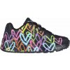 Skechers dámska voľnočasová obuv Uno-Spread the Love čierna mix