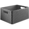Rotho Úložný box Country A4 čierna