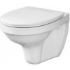 Cersanit DELFI - závesná wc misa + antibakteriálne sedátko z duroplastu, biela, K97-133 Cersanit DELFI - závesná wc misa + antibakteriálne sedátko z duroplastu, biela, K97-133