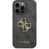Guess PU 4G Metal Logo iPhone 14 Pro sivé Guess PU 4G Metal Logo iPhone 14 Pro sivé