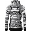 Evolúcia veslovanie 1 človek - Mikina dámska trendy zipper s kapucňou - XS ( Šedý maskáč ) Evolúcia veslovanie 1 človek - Mikina dámska trendy zipper s kapucňou - XS ( Šedý maskáč )