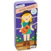Petitcollage Magnetické puzzle Muzikantka - poškodená kovová krabička Petitcollage Magnetické puzzle Muzikantka - poškodená kovová krabička