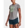 Under Armour Dámske tričko UA Long Run Graphic SS Šedá XS Under Armour Dámske tričko UA Long Run Graphic SS Šedá XS
