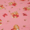 Flanel ružový, medvedík, š.160 Flanel ružový, medvedík, š.160