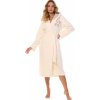 Dámsky župan 2410 LV cream - L&L krémová L Dámsky župan 2410 LV cream - L&L krémová L