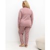 Pyjamas-DU-PI-FP-508.57-light pink ružová | fuchsiová 4XL Forever Pink 5906694077920 Pyjamas-DU-PI-FP-508.57-light pink ružová | fuchsiová 4XL Forever Pink 5906694077920