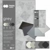 Blok s farebnými papiermi A4 Deco 170 g šedé odtiene