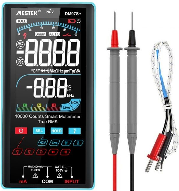 Digitálny multimeter Mestek DM97S+ , 4,3\