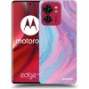 Picasee silikónový prehľadný obal pre Motorola Edge 40 - Pink liquid Picasee silikónový prehľadný obal pre Motorola Edge 40 - Pink liquid