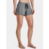Under Armour Recover Sleep Womens Shorts Black Fade Heather/Metallic Silver