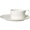 Villeroy & Boch Čajová šálka 0,23 l s podšálkou MetroChic blanc Villeroy & Boch Čajová šálka 0,23 l s podšálkou MetroChic blanc
