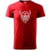Viking logo - Klasické pánske tričko vyššej gramáže - S ( Červená ) Viking logo - Klasické pánske tričko vyššej gramáže - S ( Červená )