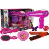 mamido Kozmetická sada s fénom a žehličkou na vlasy ružová mamido Kozmetická sada s fénom a žehličkou na vlasy ružová