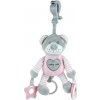 Plyšová hračka s vibráciou Baby Mix medveď rúžový Plyšová hračka s vibráciou Baby Mix medveď rúžový