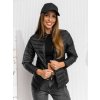 Čierna dámska prešívaná prechodná bunda Bolf 1141 Čierna dámska prešívaná prechodná bunda Bolf 1141