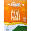 Dekoračná pena A4 EVA Glitter zelená 2,0 mm, sada 10 ks Dekoračná pena A4 EVA Glitter zelená 2,0 mm, sada 10 ks
