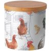 Ambiente Europe BV Porcelánový box malý 10cm, s motívom Kuracia farma Ambiente Europe BV Porcelánový box malý 10cm, s motívom Kuracia farma