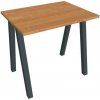 Hobis Pracovný stôl UNI A, 80x75,5x60 cm, jelša/čierna Hobis Pracovný stôl UNI A, 80x75,5x60 cm, jelša/čierna