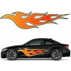 Farebná NÁLEPKA NA AUTO Oheň Plamene Plameň Fire 180x45 Farebná NÁLEPKA NA AUTO Oheň Plamene Plameň Fire 180x45