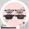 Sada brzdových platničiek, vždy 4 kusy v sade ZIMMERMANN 24170.995.1 (241709951)