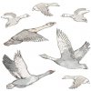 PASTELOWE LOVE® sticker geese wall 38079-0, PASTELOWE LOVE® sticker geese wall 38079-0,