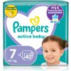 Pampers Active Baby Size 7 jednorazové plienky 15+ kg 40 ks Pampers Active Baby Size 7 jednorazové plienky 15+ kg 40 ks