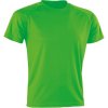 Spiro Tričko Aircool S287X sportovní krátký rukáv pánské COT-29287Xu7000 Zelená flo