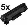 Toner 5 x HP CE278A (78A), päťbalenie, čierna (black), alternatívny Toner 5 x HP CE278A (78A), päťbalenie, čierna (black), alternatívny
