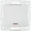 Kanlux 25078 LOGI Jednopólový vypínač s LED Biela Kanlux 25078 LOGI Jednopólový vypínač s LED Biela