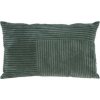 Home Styling Collection Dekorativní polštář z kolekce Home Styling s manšestrovým patchworkem na přední straně, 30 x 50 cm Home Styling Collection Dekorativní polštář z kolekce Home Styling s manšestrovým patchworkem na přední straně, 30 x 50 cm