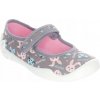 Befado 114X511 dívčí balerínky kočka šedé