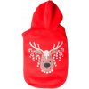 Flamingo Vianočná mikina pre psov červená 25cm Flamingo Vianočná mikina pre psov červená 25cm