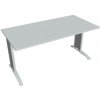 Hobis Pracovný stôl Flex, 160x75,5x80 cm, sivý/kov Hobis Pracovný stôl Flex, 160x75,5x80 cm, sivý/kov